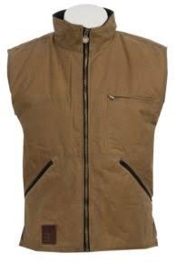 Outback Trading Company Sawbuck Oilskin Vest X-Large Field Tan