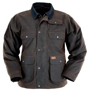 Outback Trading Company Overlander Oilskin Jacket Medium Bronze