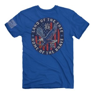 Buck Wear Inc Home of the Brave MD Royal Blue