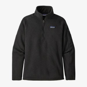 Patagonia Women's Better Sweater 1/4 Zip Fleece 2X Black
