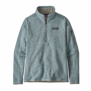 Patagonia Women's Better Sweater 1/4-Zip Fleece XS Hawthorne Blue