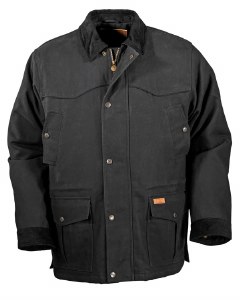 Outback Trading Company Men's Canvas Cattleman Jacket XL Black