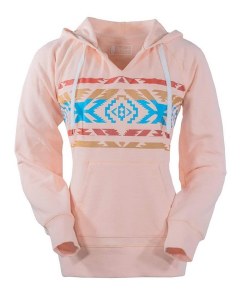 Outback Trading Company Nevah Hoodie LG Peach