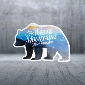 Sticker Pack Bear with Watercolor Background Decal Large