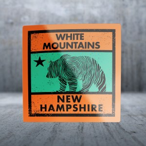 Sticker Pack Bear Square Decal Large