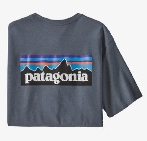 Patagonia P-6 Logo Responsibili-Tee 2XL Plume Grey