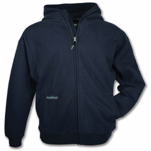 Arborwear Double Thick Full Zip Sweatshirt Medium Navy