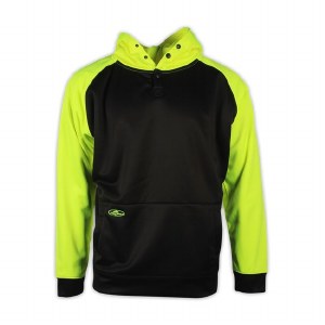 Arborwear Tech Double Thick Pullover L Black/Safety Yellow