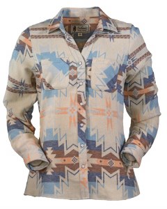 Outback Trading Company Brianna Flannel MD Tan