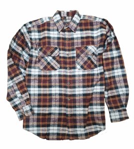 Canyon Guide Juneau Flannel XL Burgundy/Gold