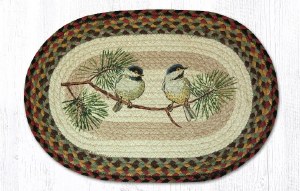 Earth Rugs Chickadee Placemat 13"x19"
