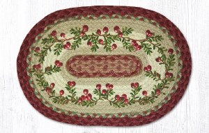 Earth Rugs Cranberry Placemat 13"x19"