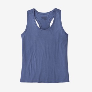 Patagonia Women's Side Current Tank LG Current Blue