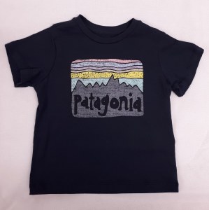 Patagonia Baby Fitz Roy Skies T-Shirt 18M New Navy