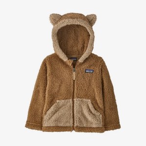 Patagonia Baby Furry Friends Hoody 18 Months Beech Brown