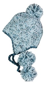 Broner Knit Peruvian Pom Hat Kid's Sky Blue