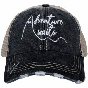 KATYDID Adventure Awaits Women's Trucker Cap One Size Black