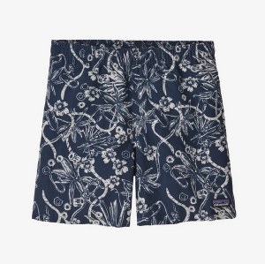 Patagonia Kid's Baggies Shorts SM Dirt Bags: Stone Blue