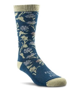 Farm to Feet York Socks MD Denim Blue
