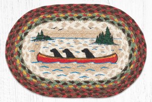Earth Rugs Canoe Labs Oval Trivet 10"x15"