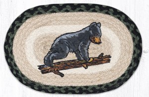 Earth Rugs Bear Cub Swatch 10"x15" Green