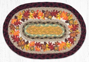 Earth Rugs Autumn Oval Trivet 10"x15"