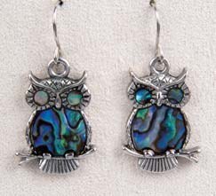 A.T. Storrs Owl Earrings