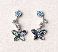 A.T. Storrs Butterfly Garden Earrings