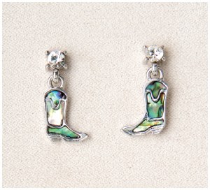 A.T. Storrs Cowboy Boot Earrings
