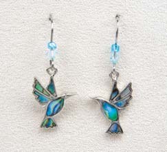 A.T. Storrs Hummingbirds Earrings