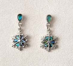 A.T. Storrs Snowflake Earrings