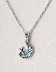 A.T. Storrs Star &amp; Moon Necklace