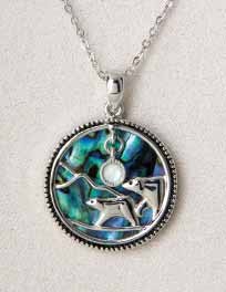 A.T. Storrs Moonlight Bears Necklace
