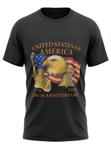 Luba Designs America 250th Tee S Black