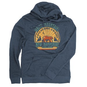 Duck Co. Bear Sunshine French Terry Hoo L Heather Blue