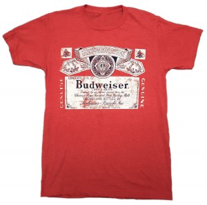 Brew City Budweiser T-Shirt 2XL Heather Red