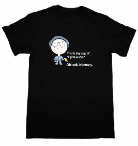 Nublu Cup of Sh*t Short-Sleeve T-Shirt Small Black