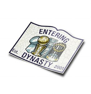 The Boston Sports Apparel Entering Dynasty Sticker 5&quot; N/A