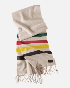 Pendleton Whisperwool Muffler  Glacier Stripes