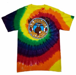 Woods &amp; Sea Grateful Moose Adult T-Shirt XXX-Large Tie-Dye
