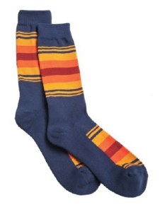 McCubbin/Fox River Grand Canyon Stripe Crew Large Navy