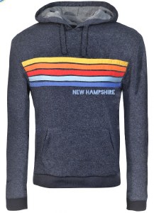Brew City Happy Stripe Hoody S Navy