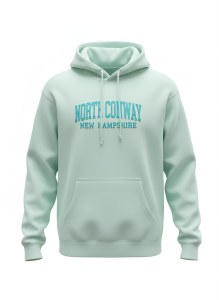 Luba Designs Embroidered Soft Hoodie S Aqua