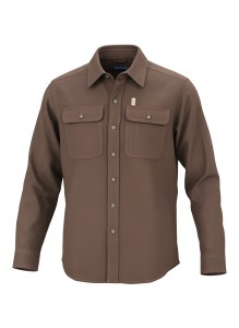 Northern Expedition Yosemite Heather Chamois Shirt Medium Brown