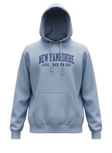 Luba Designs Embroidered Garment Dyed Hoodie S Denim