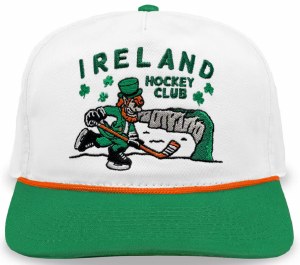 Celly Hockey Ireland Hockey Club Snapback  White/Green