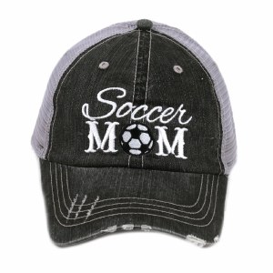 KATYDID Soccer Mom Women's Trucker Hat One Size Grey