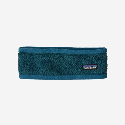 Patagonia Re-Tool Fleece Headband OS Wavy Blue - Tidepool Blue X-Dye