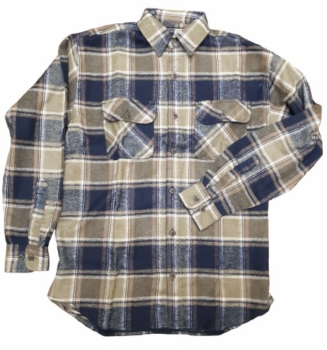 Canyon Guide Juneau Flannel 2X Navy/Olive - The Rugged Mill