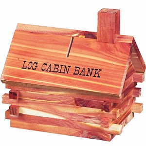 Blair Cedar Log Cabin Bank